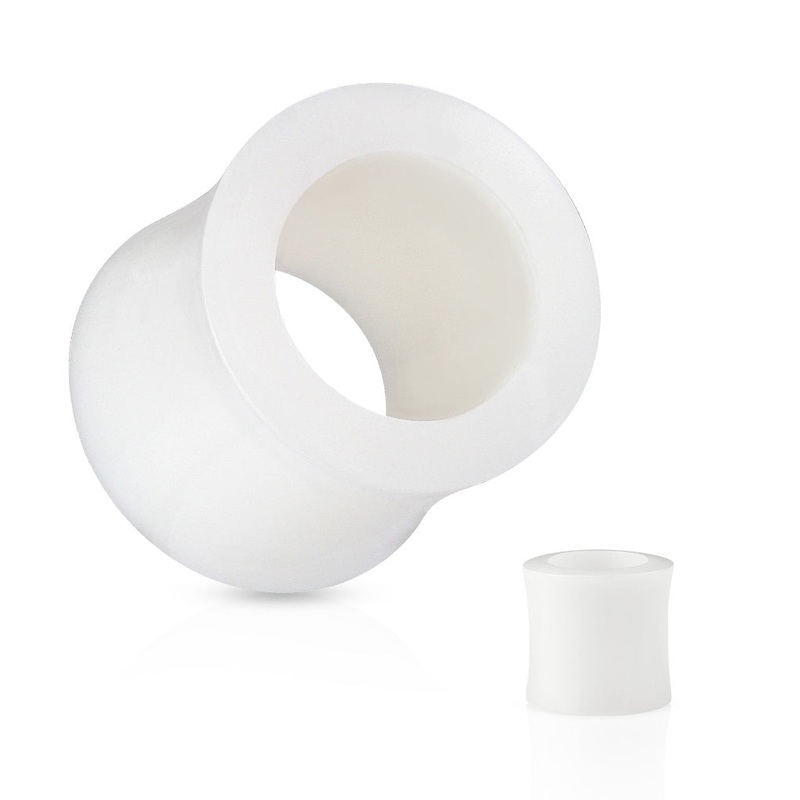 Bone Double Flared Tunnels 8 gauge (3mm) Bone Pair