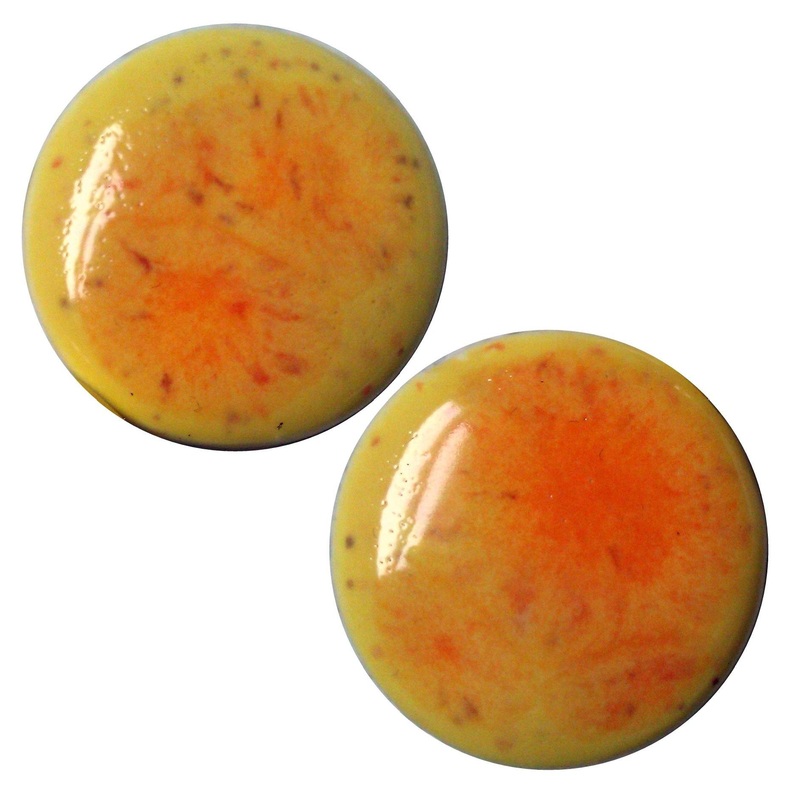 Citrus Splash Ceramic Plugs 2 gauge (6mm) Citrus Splash Pair
