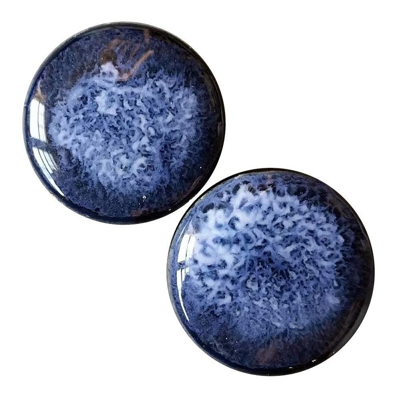 Night Sky Ceramic Plugs 2 gauge (6mm) Night Sky Pair