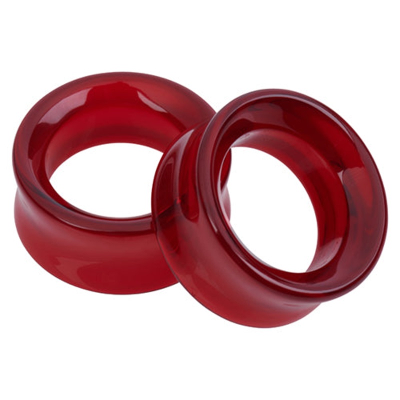 Ruby Glass Tunnels 0 gauge (8mm) Ruby