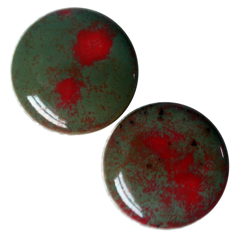 Volcanic Glow Ceramic Plugs 2 gauge (6mm) Volcanic Glow Pair