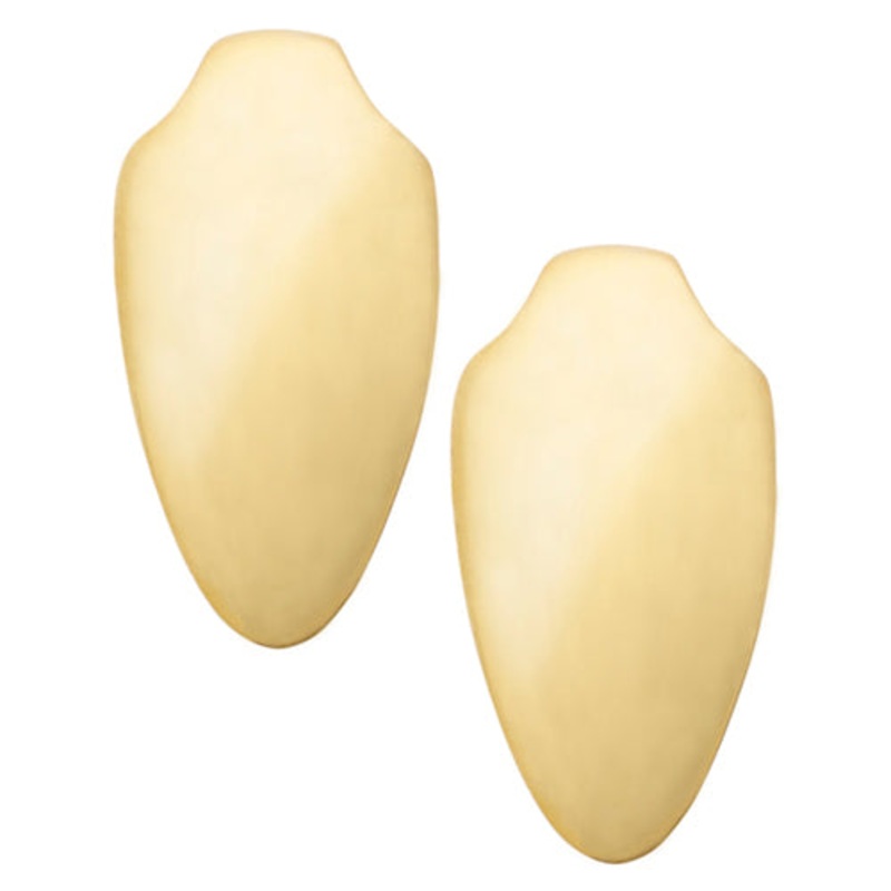 Brass Spades by Diablo Organics Medium – 3/4 inch (19mm) White Brass Pair