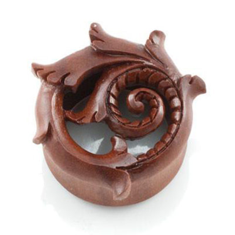 Rebirth Plugs by Urban Star Organics 2 gauge (6mm) Sabo Wood Pair