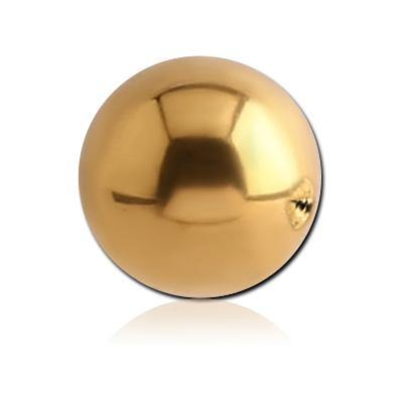 Gold Replacement Beads (2-Pack) 3mm diameter Gold Stainless