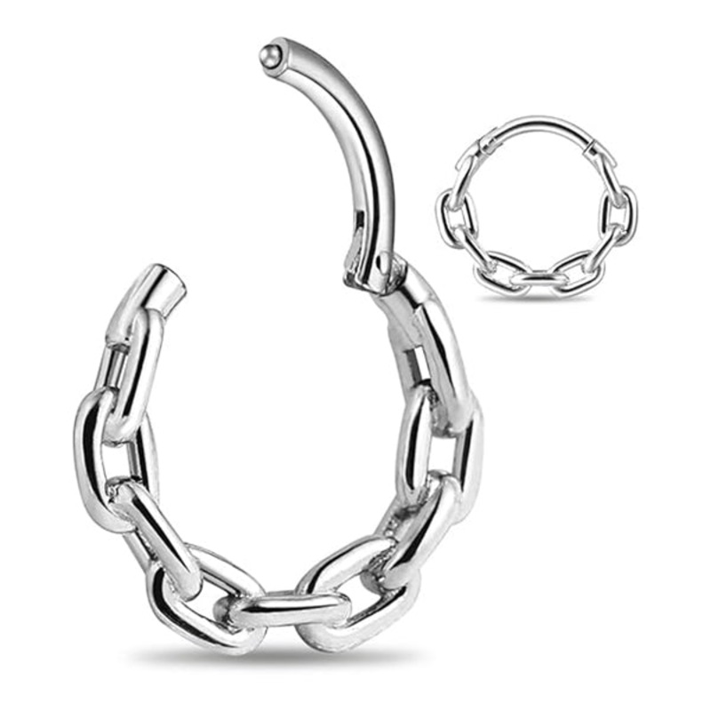 16g Stainless Chain Hinged Segment Ring 16g – 5/16″ diameter (8mm) Stainless Steel
