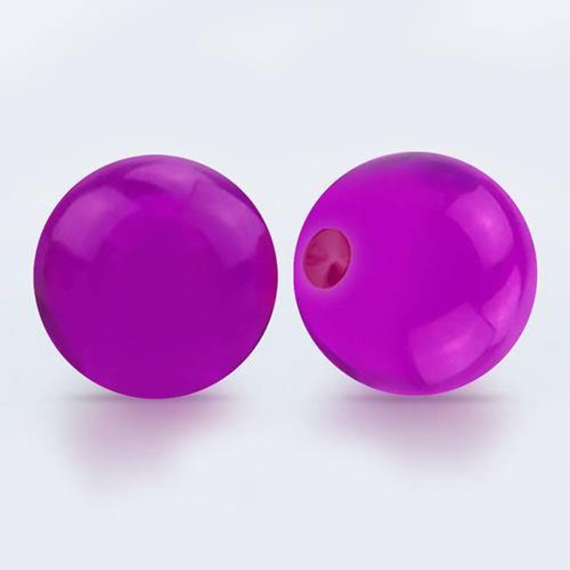 Acrylic Replacement Beads (5-pack) 4mm diameter Black