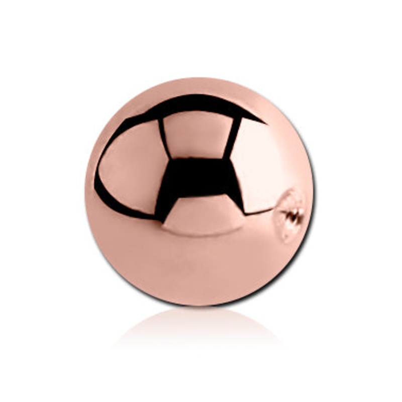 Rose Gold Replacement Beads (2-Pack) 3mm diameter Rose Gold Stainless