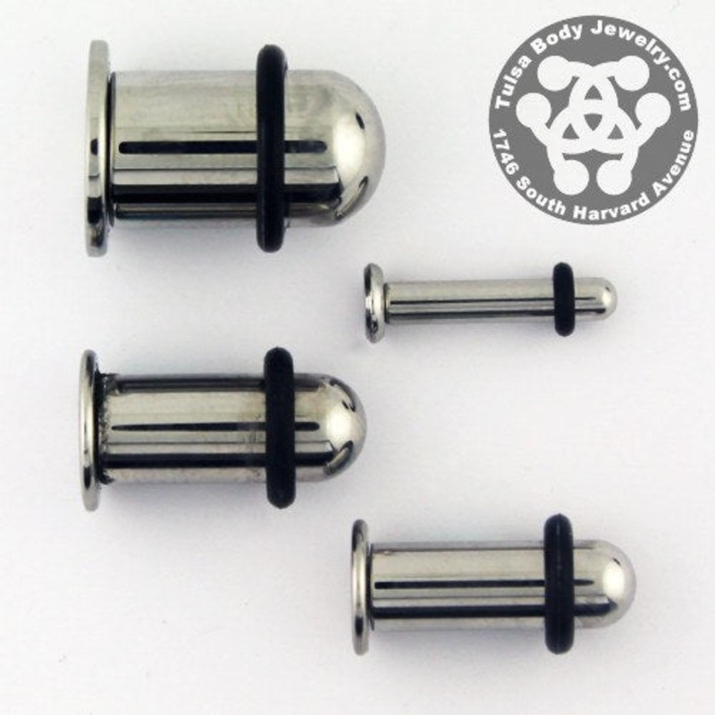 Domed Gauge Plug by Body Circle Designs 2 gauge Stainless Steel