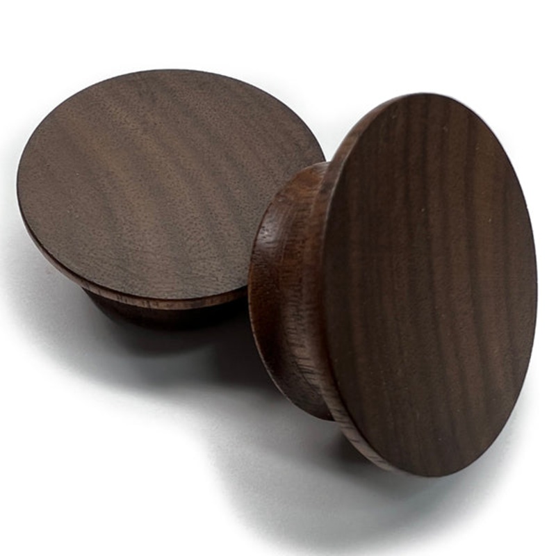 Walnut Wood Mayan Plugs 8 gauge (3mm) – 8mm wearable Walnut