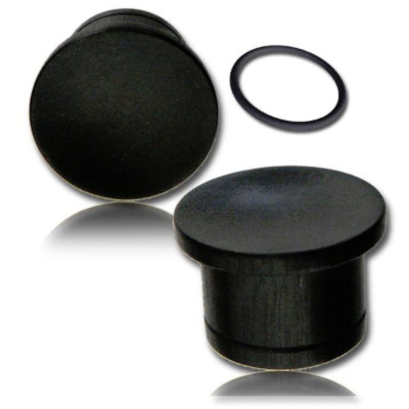 Arang Wood Single Flared Plugs 2 gauge (6mm) Arang Wood Pair