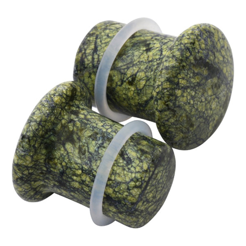 Russian Serpentine Single Flare Plugs 8 gauge (3mm) Russian Serpentine