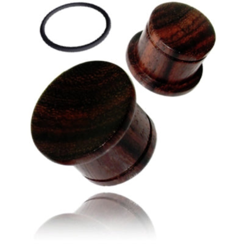 Sono Wood Single Flared Plugs 6 gauge (4mm) Sono Wood Pair