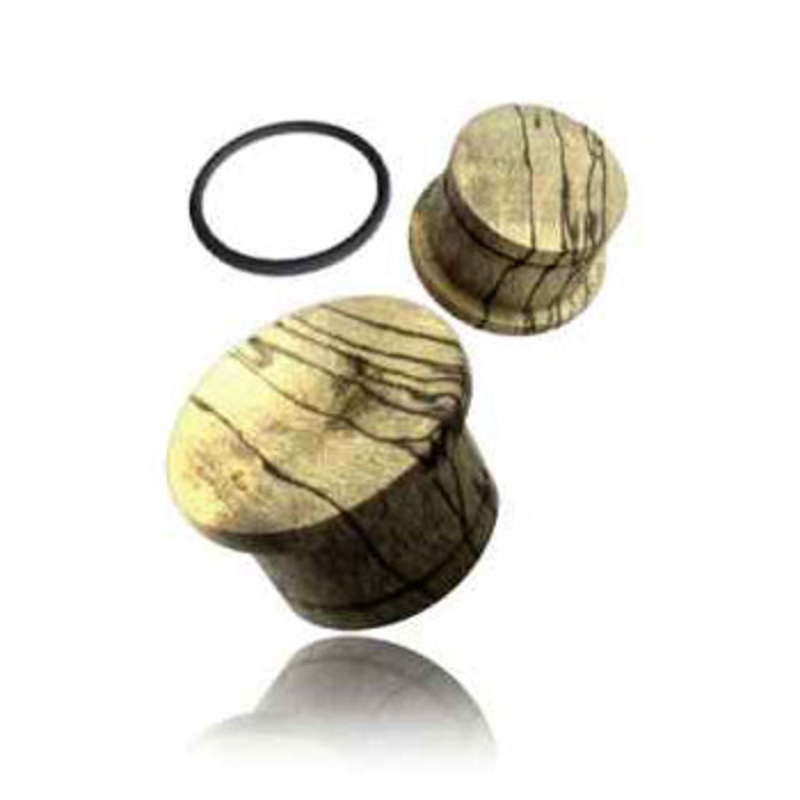 Tamarind Wood Single Flared Plugs 8 gauge (3mm) Tamarind Wood Pair