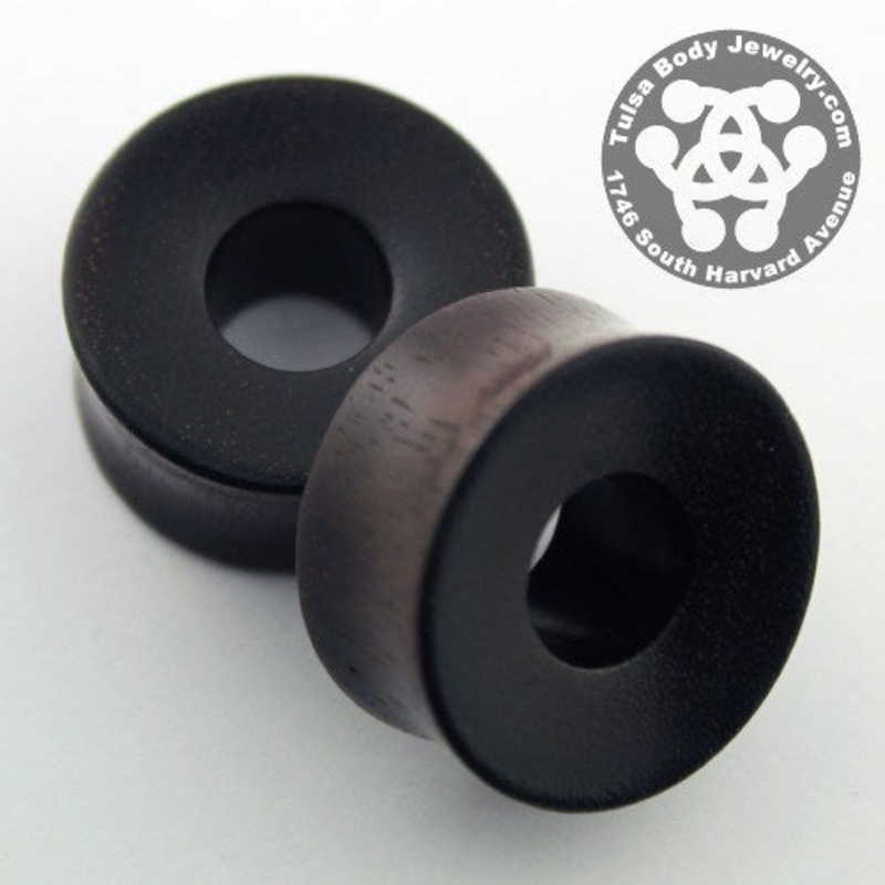 Raintree Thick Walled Tunnels by Siam Organics 5/8 inch (16mm) Raintree Wood Pair