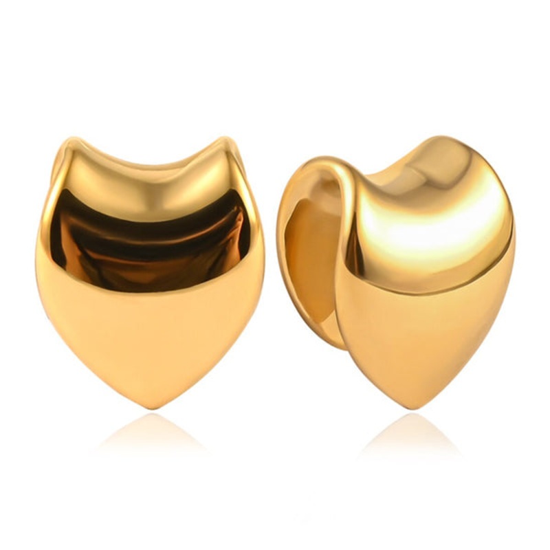 V-Saddles Gold Weights 5/8 inch (16mm) Gold Pair