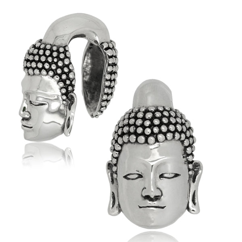 Buddha Brass Weights 1/2 inch (12mm) Yellow Brass Pair