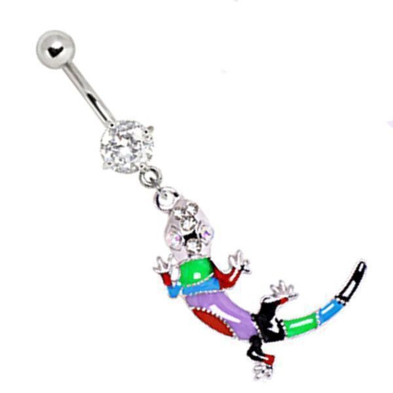 Chameleon Belly Bar 14G