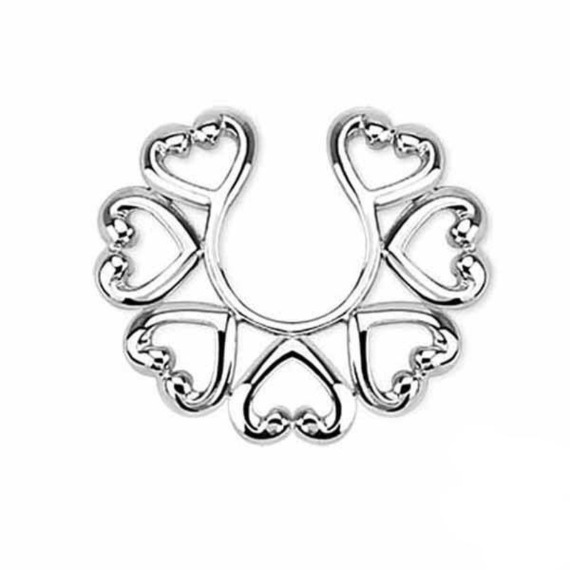 Hearts Non-Piercing Nipple Shield (Single)