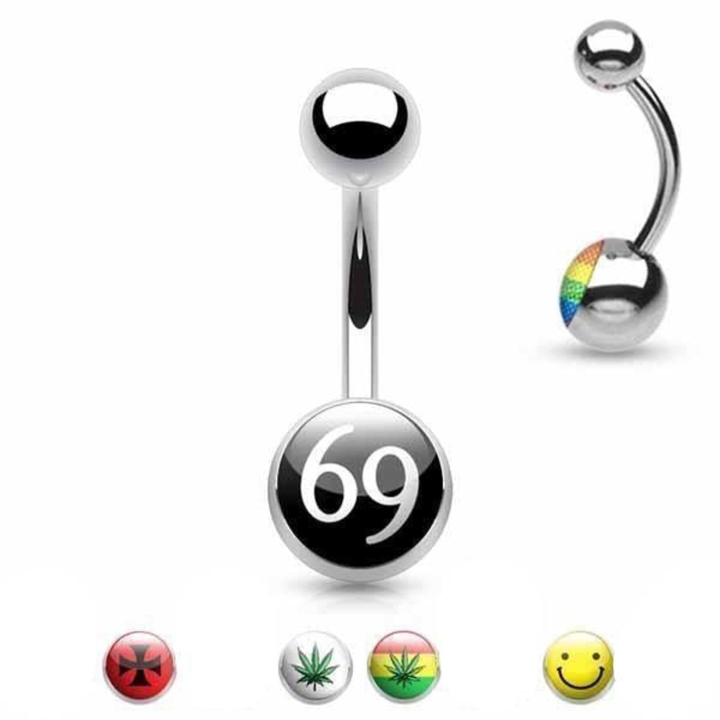 Picture Belly Bar 14G Anarchy