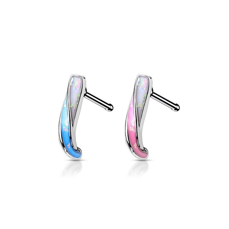 Opalescent Nose Crawler 20G Blue