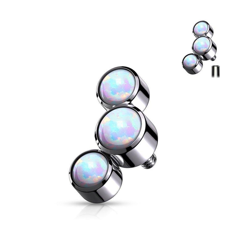 Triple Opal Dermal Top 14G