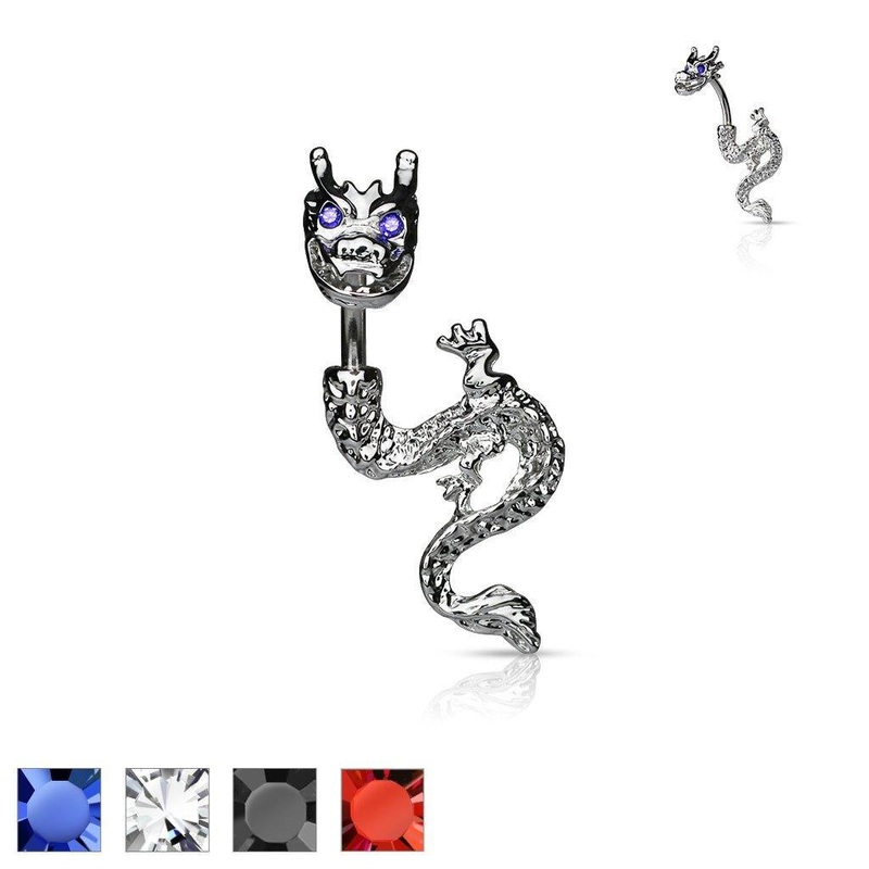 Dragon Belly Bar 14G Black