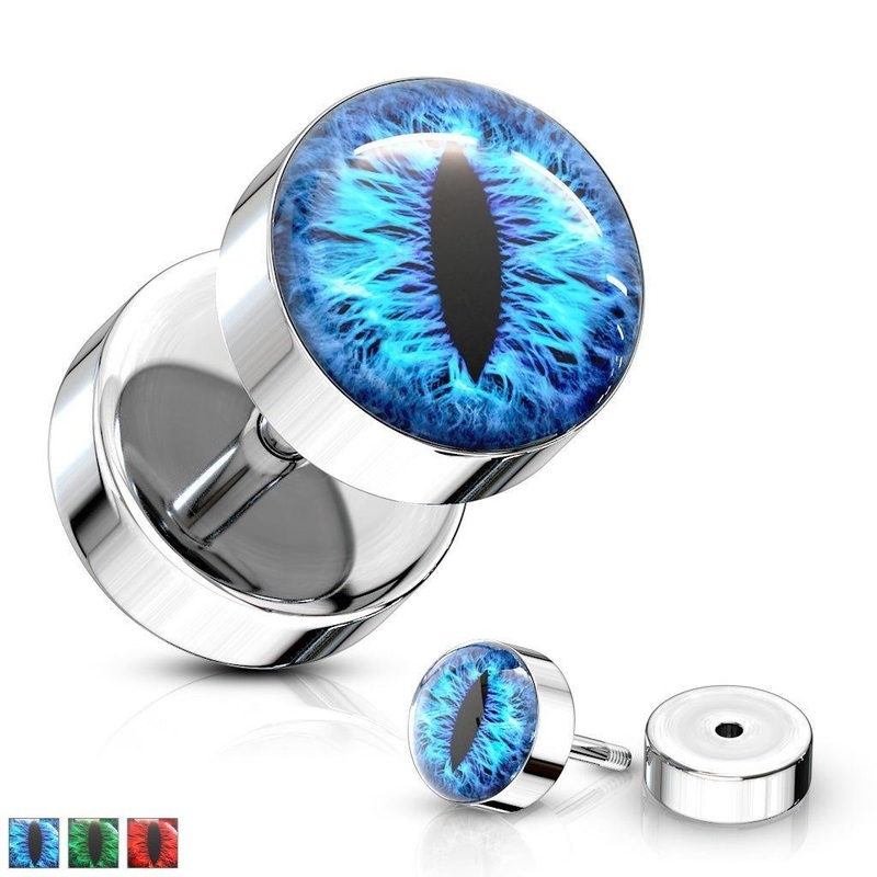 Eyeball Fake Plug Green