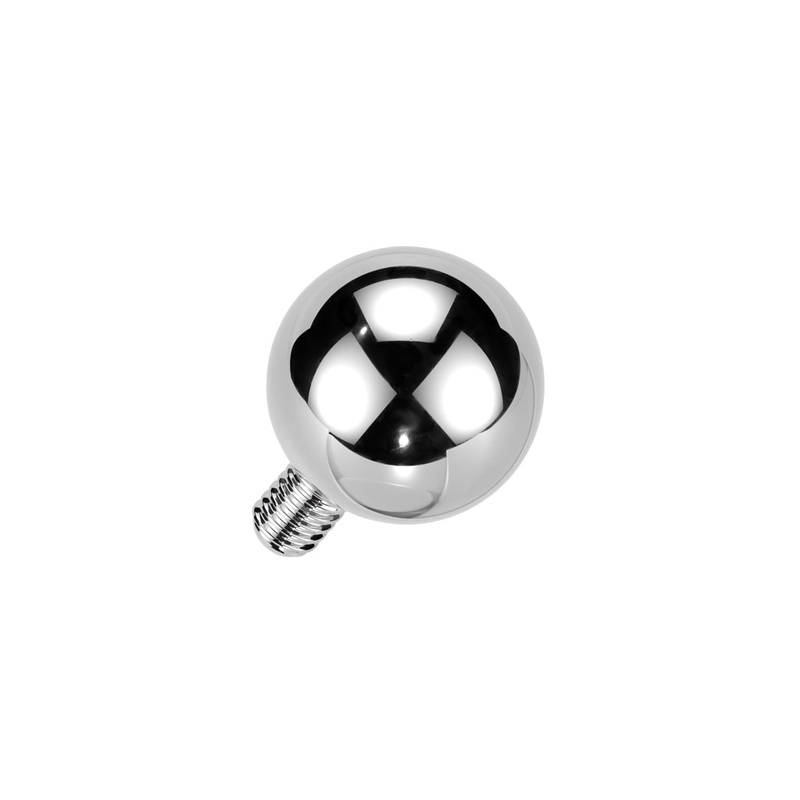 Titanium Ball Dermal Top 14G 14G 3mm