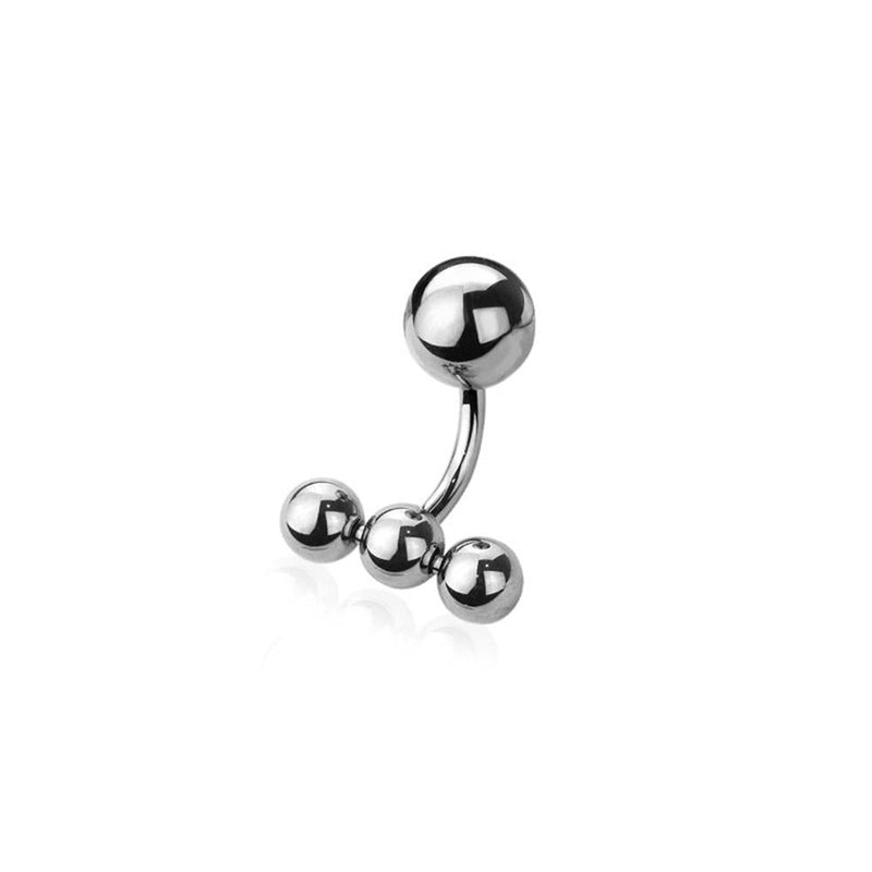 Titanium Barbell Top Belly Bar 8mm