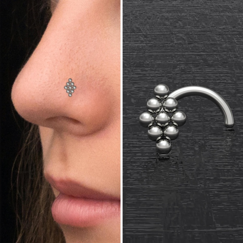 Nose Stud Ring Titanium