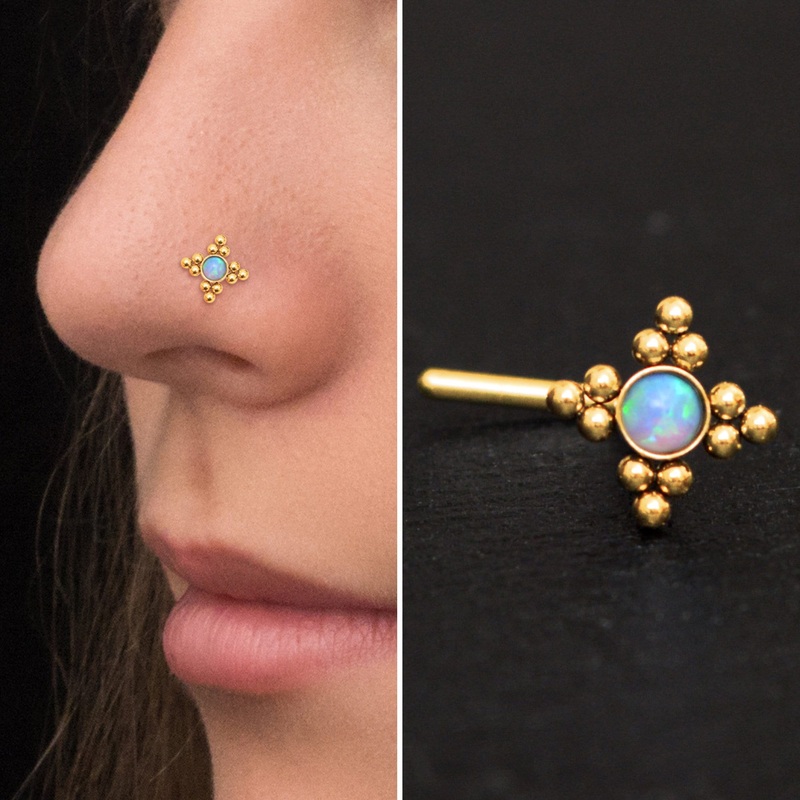 Opal Nose Stud Screw