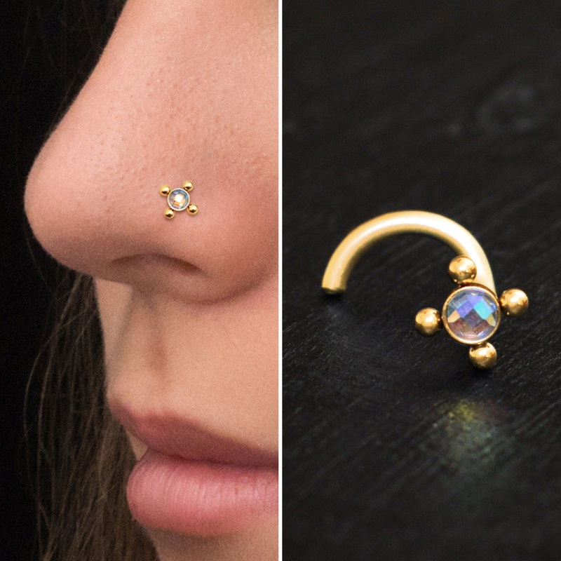 Surgical Steel Nose Stud Screw