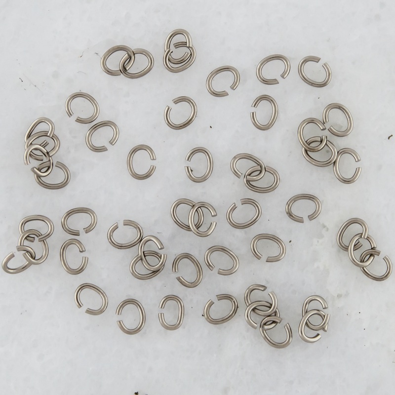 Titanium Jump Ring – Grade 1- 2.5×3.5mm – 1 Pack . . Jewelry: HIGH POLISH