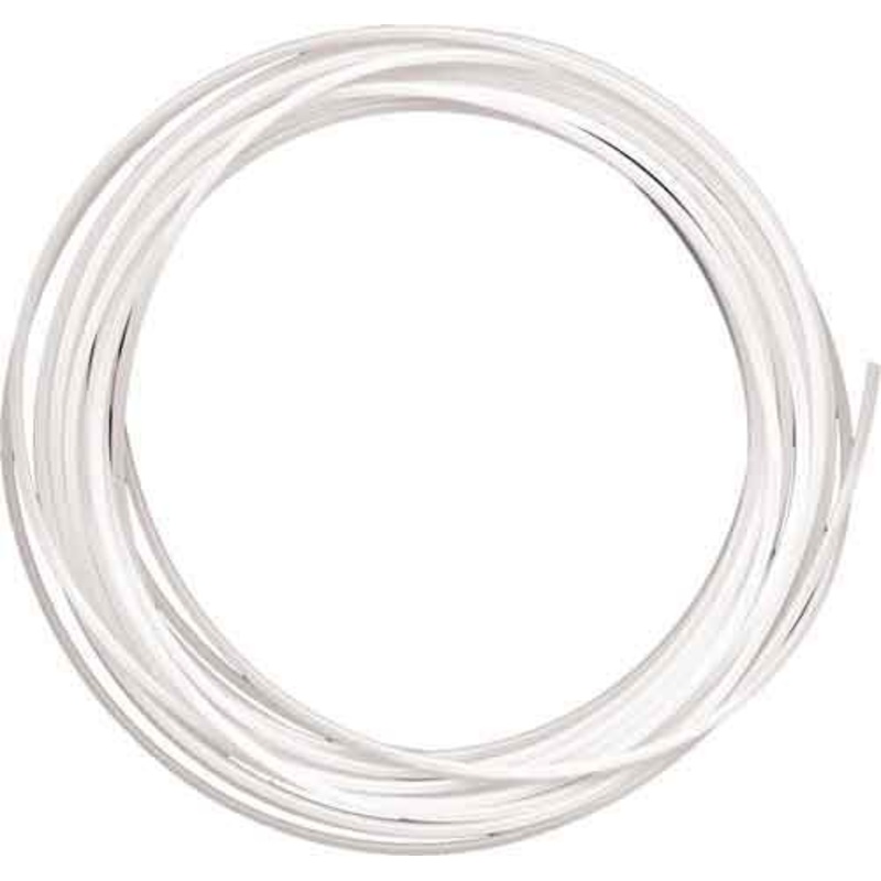 Roll Of White Ptfe 5 Meters – 1 Piece 14G (1.6mm) Length: 197″ (5M)