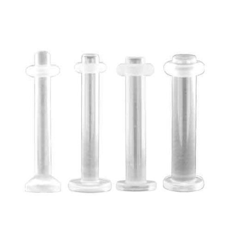 Straight Barbell Retainer / Tongue Retainer – 1 Piece #SPLT#6 10G (2.6mm) Length : 5/8″ (16mm)