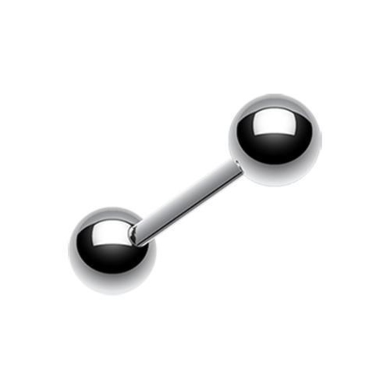 Internally Threaded Straight Barbell 14G (1.6mm) Length: 3/4″ (19mm) | Ball-Size: 1/4″ (6mm)