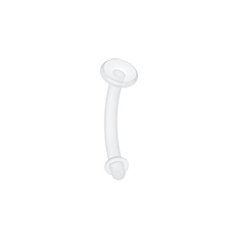 Curved Barbell Type Retainer – 1 Piece 14G (1.6mm) Length : 3/8″ (10mm)