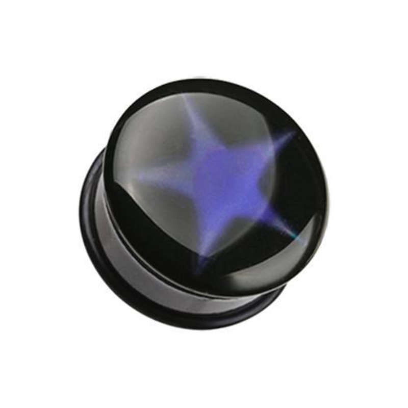 Thermotropic Star Single Flared Mood Plug – 1 Pair 00G (10mm)