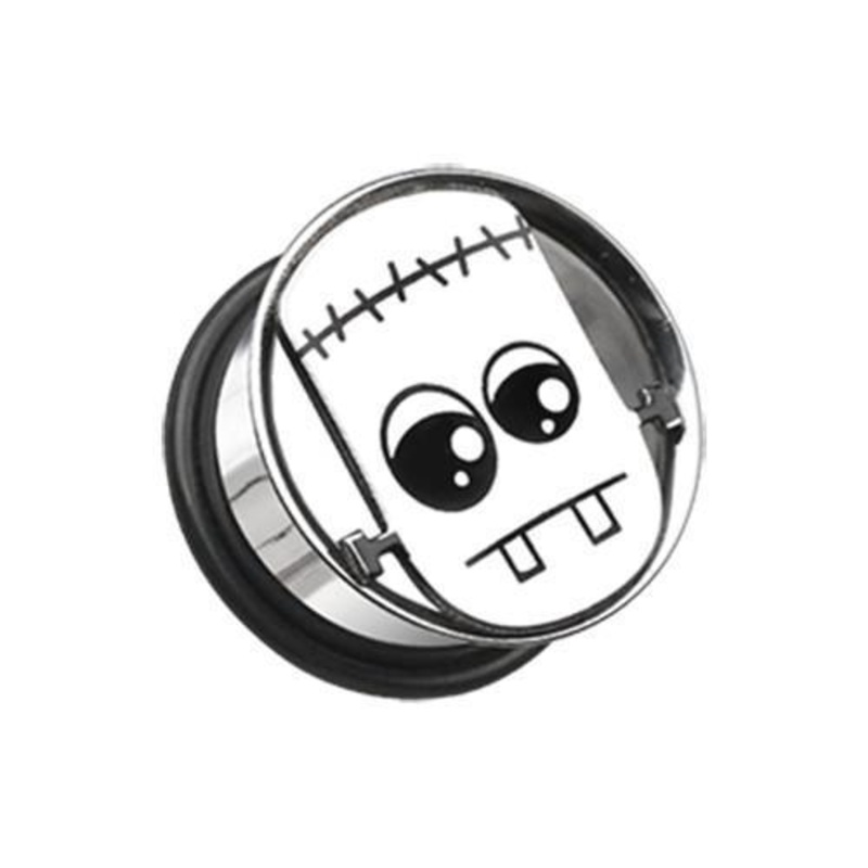 Hollow Single Flared Frankenstein Ear Gauge Plug – 1 Pair 00G (10mm)