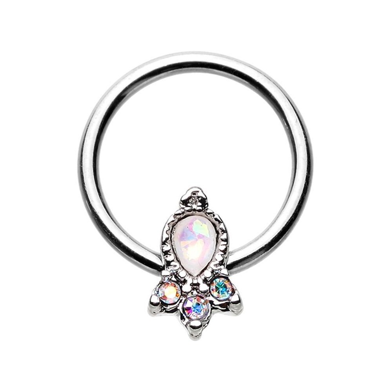 Her Eminence Captive Bead Ring 16G (1.2mm) Inner Diameter: 3/8″ (10mm)