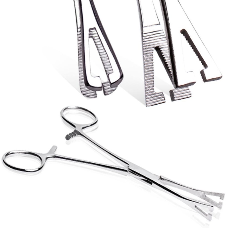 Slotted Pennington Forceps Large