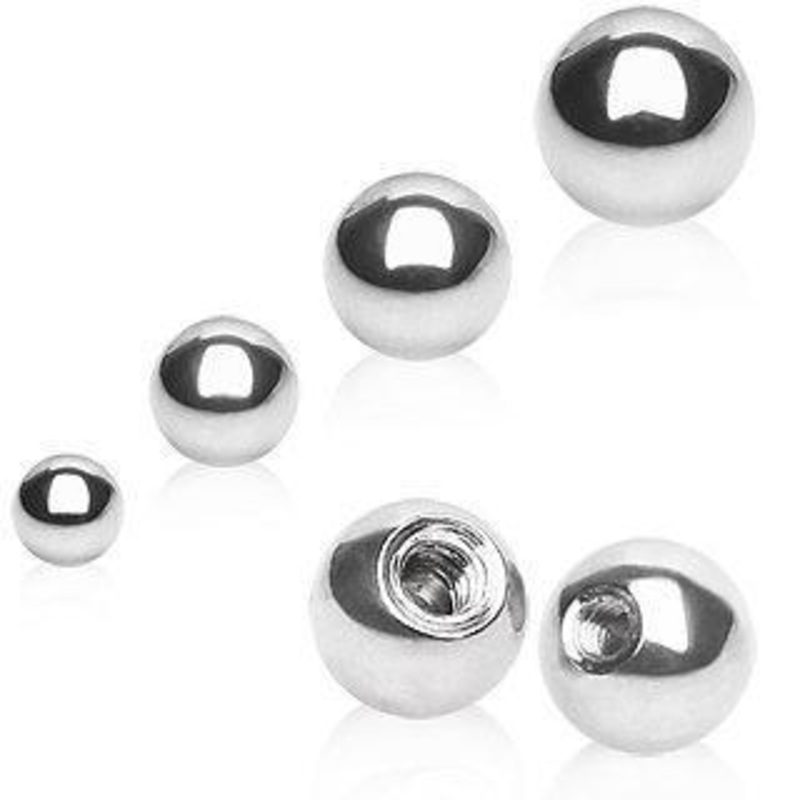 10pcs Package of  Replacement Ball – 1 Pack 14G (1.6mm) Ball-Size: 3mm