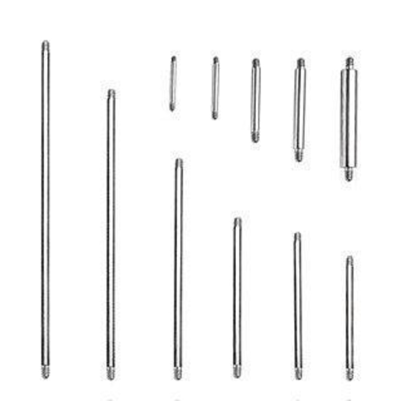 10pcs Package of  Straight Threaded Bars – 1 Pack 10G (2.6mm) Length: 1/2″ (12.7mm)