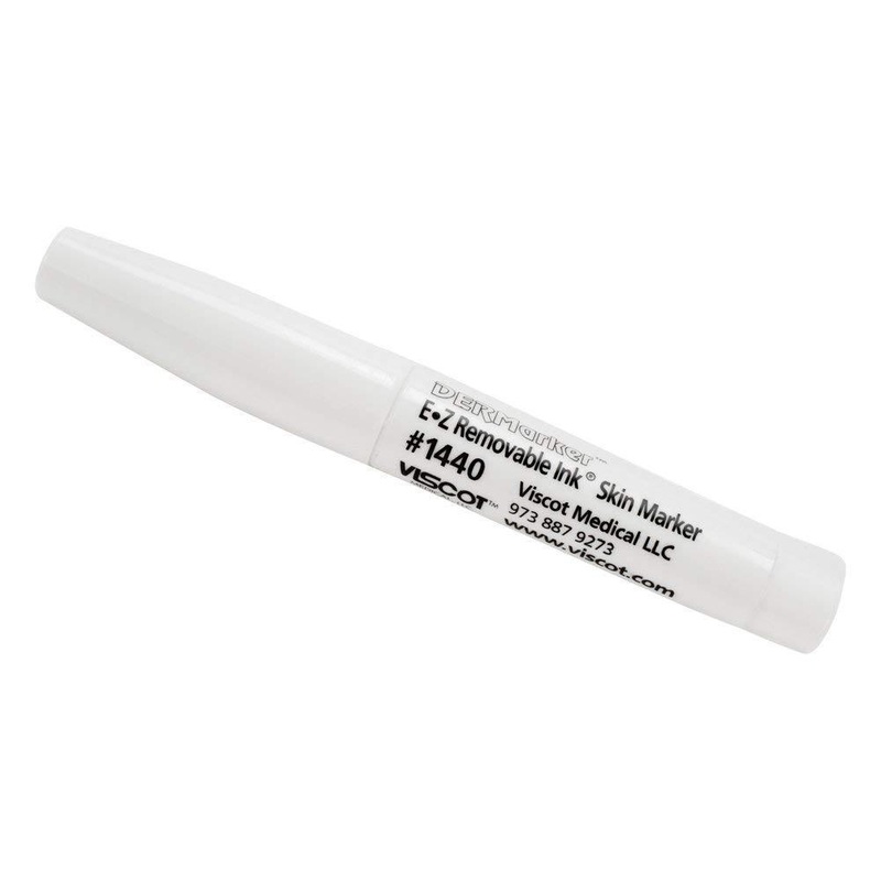 Single Viscot Mini Skin Marker   EZ Removable White . . White