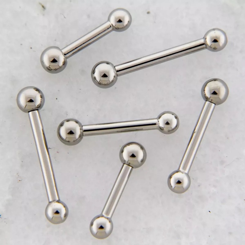 16g Internally Threaded Helix or Tragus Barbells – 1 Piece #SPLT#6 16G (1.2mm) Length: 1/4″ (6mm) | Ball-Size: 2.5mmX3mm