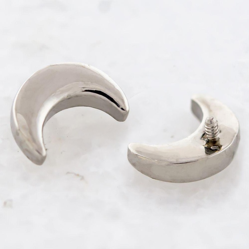 16g/18g Internally Threaded Moon Replacement Head – 1 Piece 16G (1.2mm)