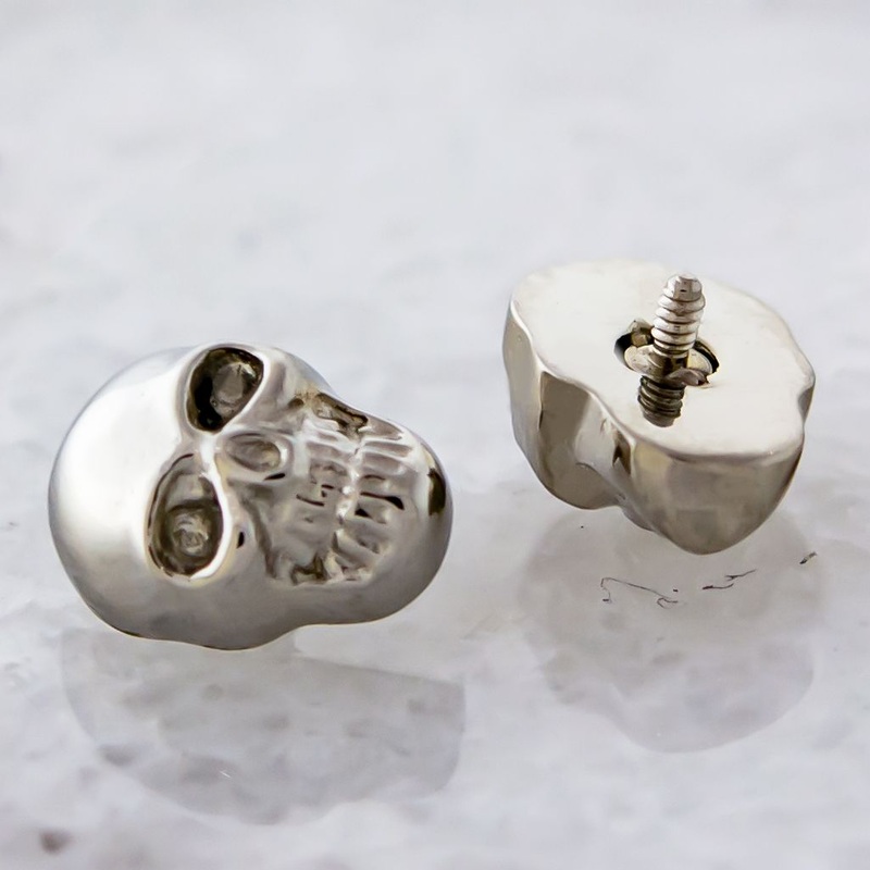 16g/18g Internally Threaded Skull Replacement Head – 1 Piece 16G (1.2mm)