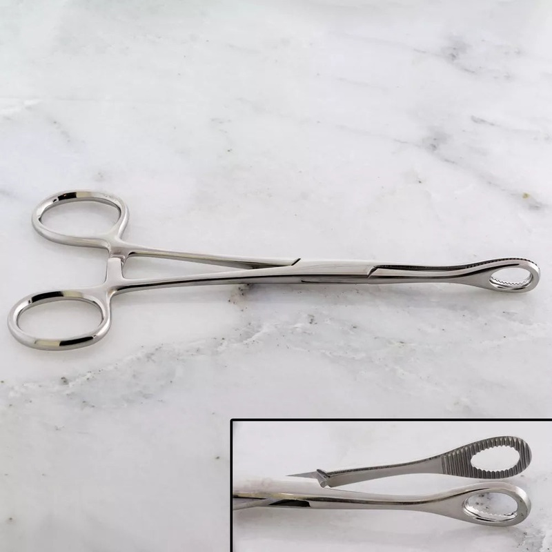 Forceps Sponge Non Slotted w/ Ratchet – 1 Piece