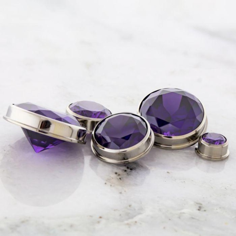 Tanzanite SWAROVSKI Gem Insert – 1 Piece #SPLT#2 00G (10mm) . Gem: TANZANITE