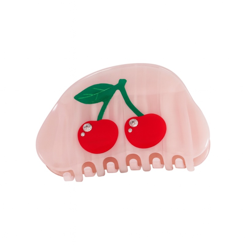 Cherry Claw Hair Clip Pink